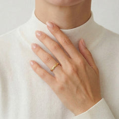 Keepsake simple twist stackable ring