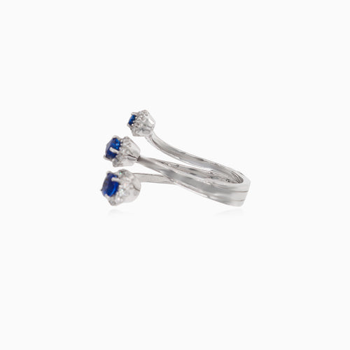 Exquisiter Saphir- und Diamantring