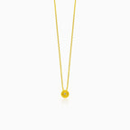 Fino collar solitario con diamante