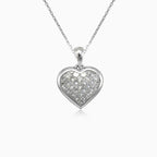 Diamantový zlatý přívěsek srdce
