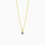 Solitario elegante con diamante