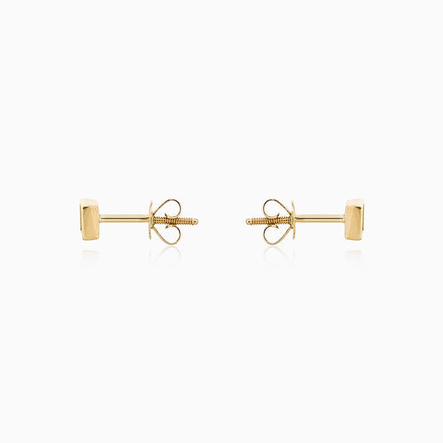 Diamanten-Ohrringe im quadratischen Design