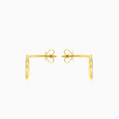 Boucles d'oreilles clous en diamant cercle