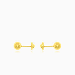 Ball stud earrings