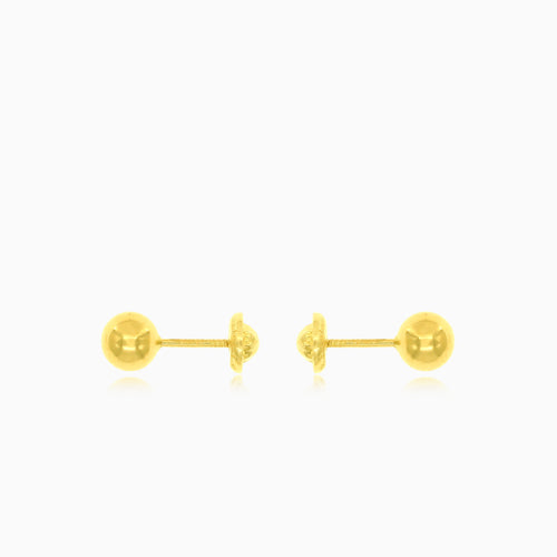 Ball stud earrings