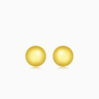 Ball stud earrings