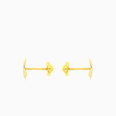 Boucles d'oreilles puces papillon