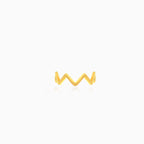 Zickzack-Ring aus Gold