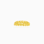 Anmutiger, blattartiger Wellen-Goldring