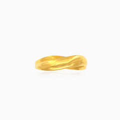 Gelbgold gedrehter Ring