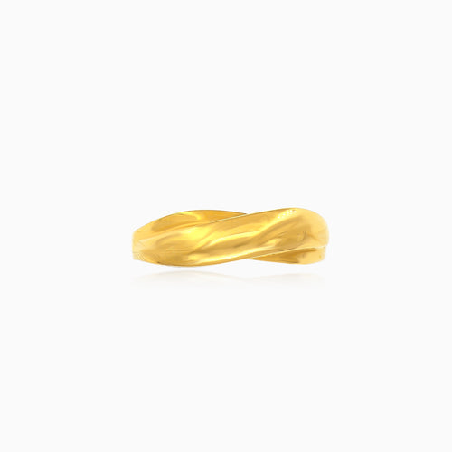 Gelbgold gedrehter Ring