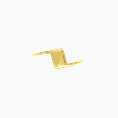 Gelbgold-Volt-Ring