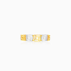 Greek style gold ring