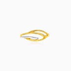 Doppel-Gold-Eleganz-Ring