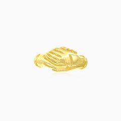 Antiker Versprechensring aus Gelbgold