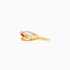 Tri-gold harmony ring