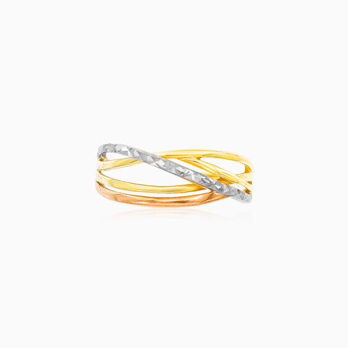 Dreifarbiger Harmonie-Ring