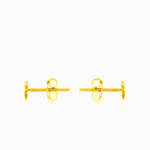 Glänzende Stern-Gold-Stecker