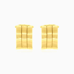 Dreireihige Goldcreolen