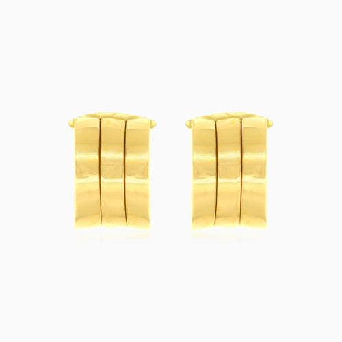 Dreireihige Goldcreolen
