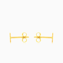Ohrstecker aus Gold in Pfotenform