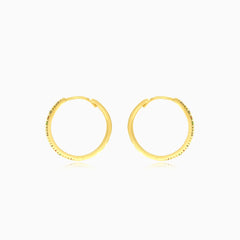 Zlaté náušnice s více barevnými kameny