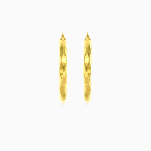 Creole aus Gelbgold mit Hochglanzpolitur