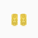 Yellow gold drop delight earrings