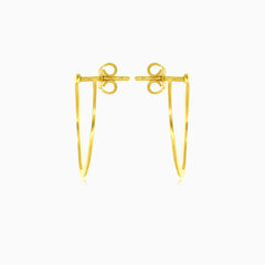 Runde Ohrstecker aus Gelbgold