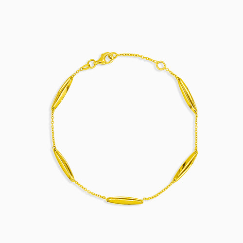 Kettenarmband mit fünf ovalen Gliedern