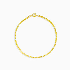 Delicado brazalete de cadena de ancla