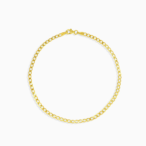 Feines Goldpanzerarmband