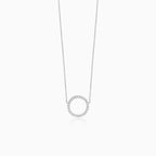 Fino collar de oro con circonita cúbica