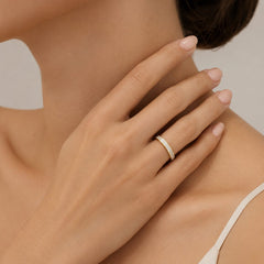Luxury Yellow Gold Pavé Ring
