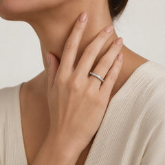 White Gold Channel Set Diamond Ring