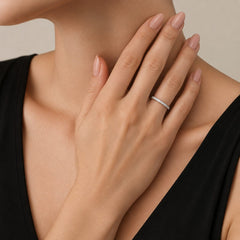 White Gold Brilliant Diamond Ring