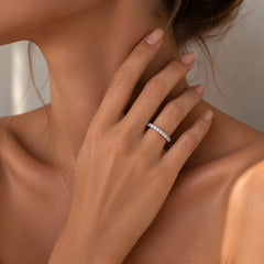 Diamond Eternity Ring in White Gold