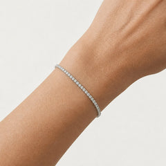 Diamond Tennis Bracelet 2,5 mm in White Gold