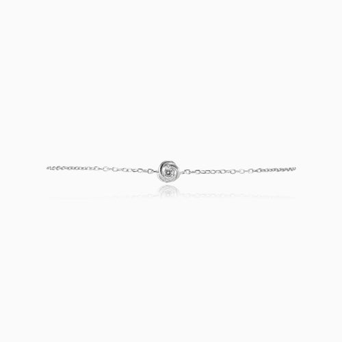 Armband mit rosafarbenem Zirkonia