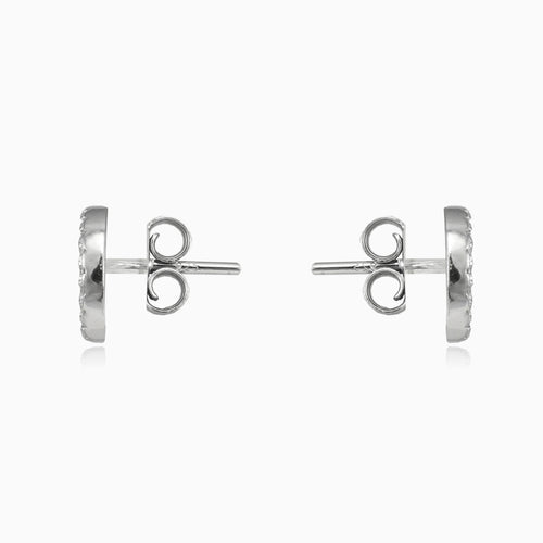 Boucles d’oreilles halo ciselé