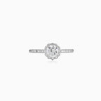 Bague royale ronde en cristal