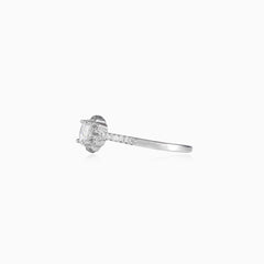 Bague royale ronde en cristal