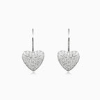 Shiny heart earrings