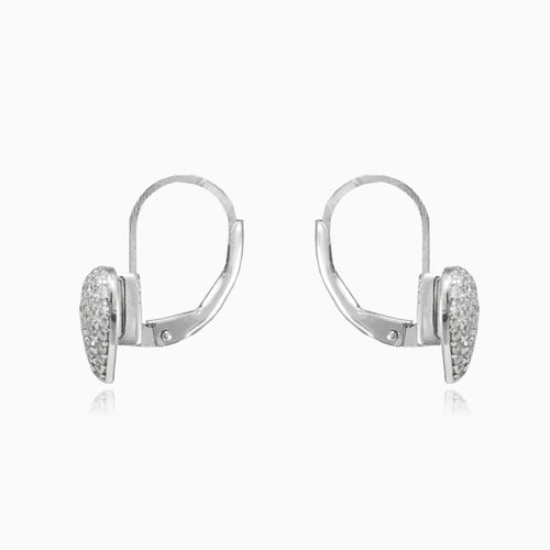 Shiny heart earrings
