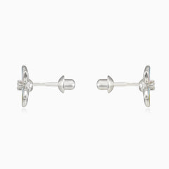 Bunte Blumen-Stud-Ohrringe