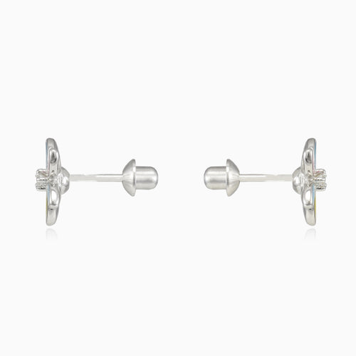 Bunte Blumen-Stud-Ohrringe