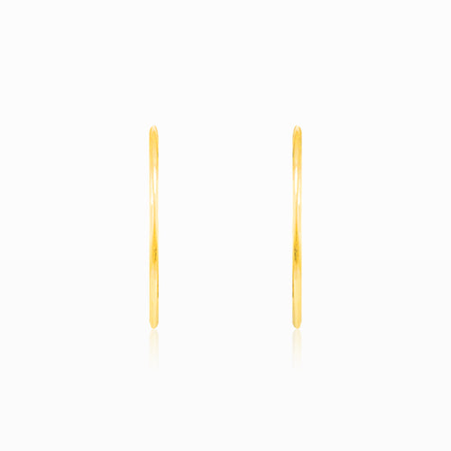 Classic gold hoops