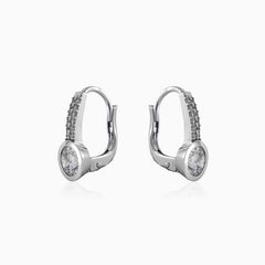 Fantasía white gold earrings