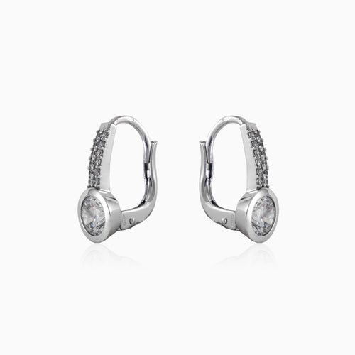 Fantasía white gold earrings