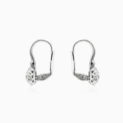 Vintage-Diamant-Blumenohrringe